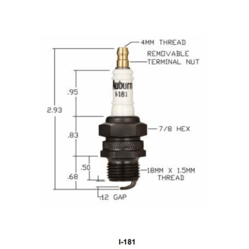 I-181 - Auburn - Igniter (CS12996) (40PK)