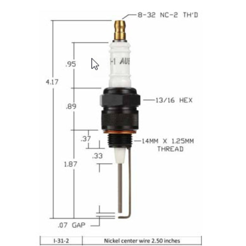 I-31-2 - Auburn - Igniter (CS13238) (40PK)