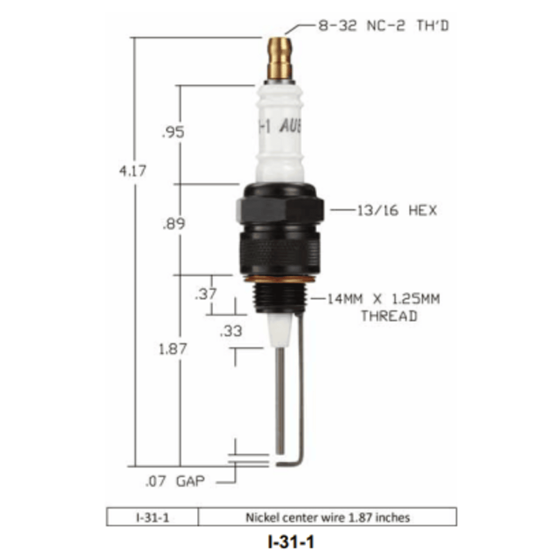 I-31-1 - Auburn - Igniter (CS12990) (40PK)