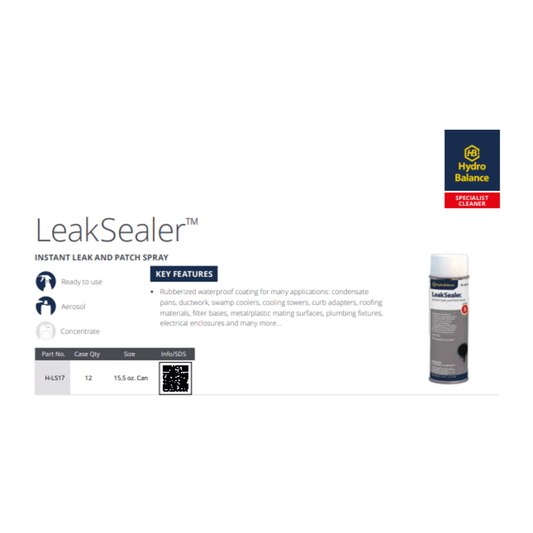 HydroBalance LeakSealer™ Instant Leak and Patch Spray