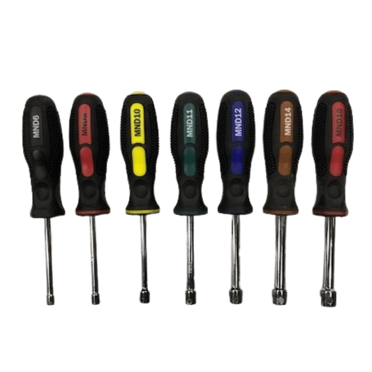 Malco® MND7K, Magnetic Nut Driver Set, 7 Pieces