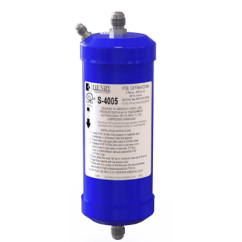 S-4005 - Henry - 3/8 Flare, Oil Filter/Drier for POE Oil