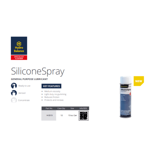 HydroBalance SiliconeSpray General Purpose Lubricant