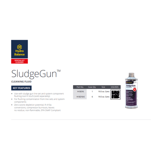 HydroBalance SludgeGun™ Cleaning Fluid