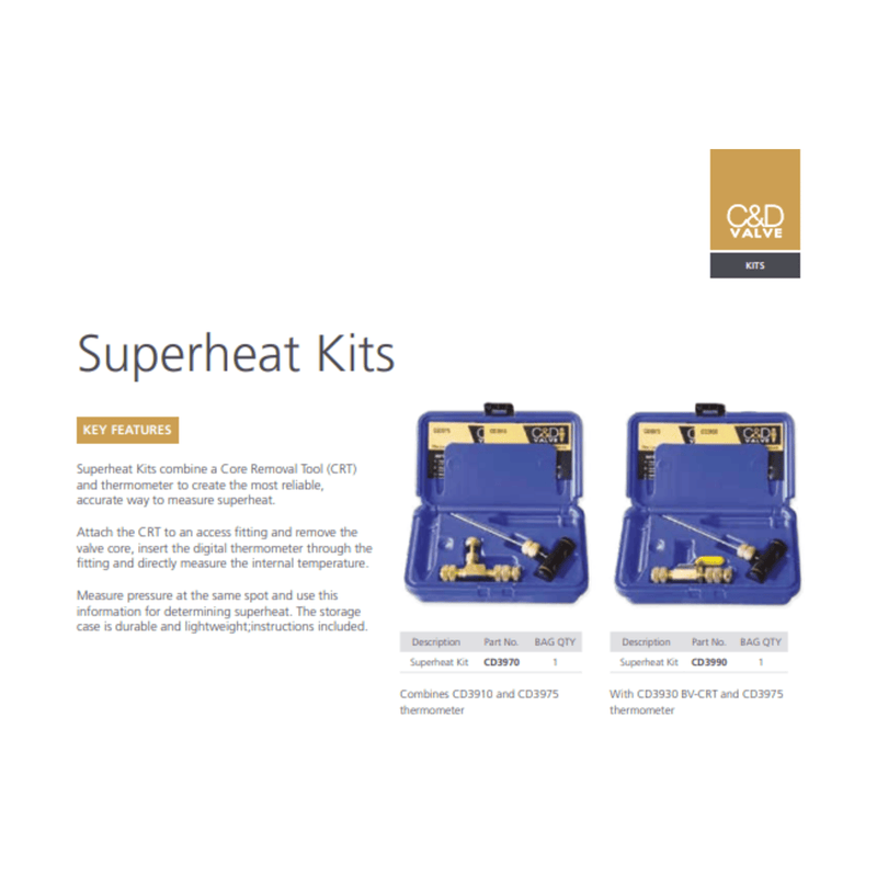C&D Superheat Kits