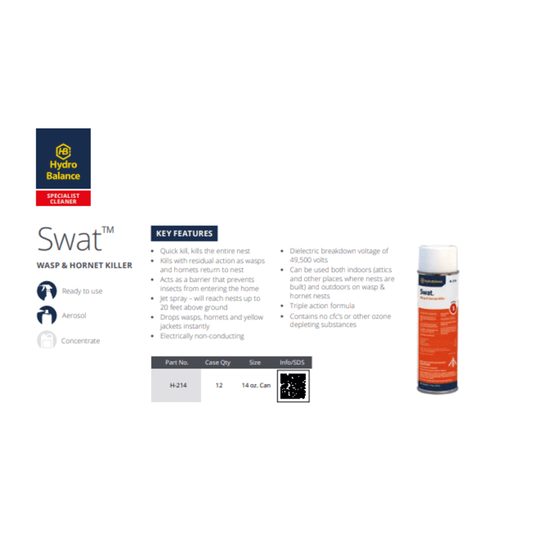 HydroBalance Swat™ Wasp &amp; Hornet Killer